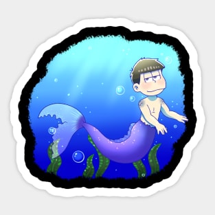 Osomatsu-san : Ichimatsu chibi (Merman) Sticker